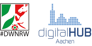 Logo digitalHUB Aachen DWNRW