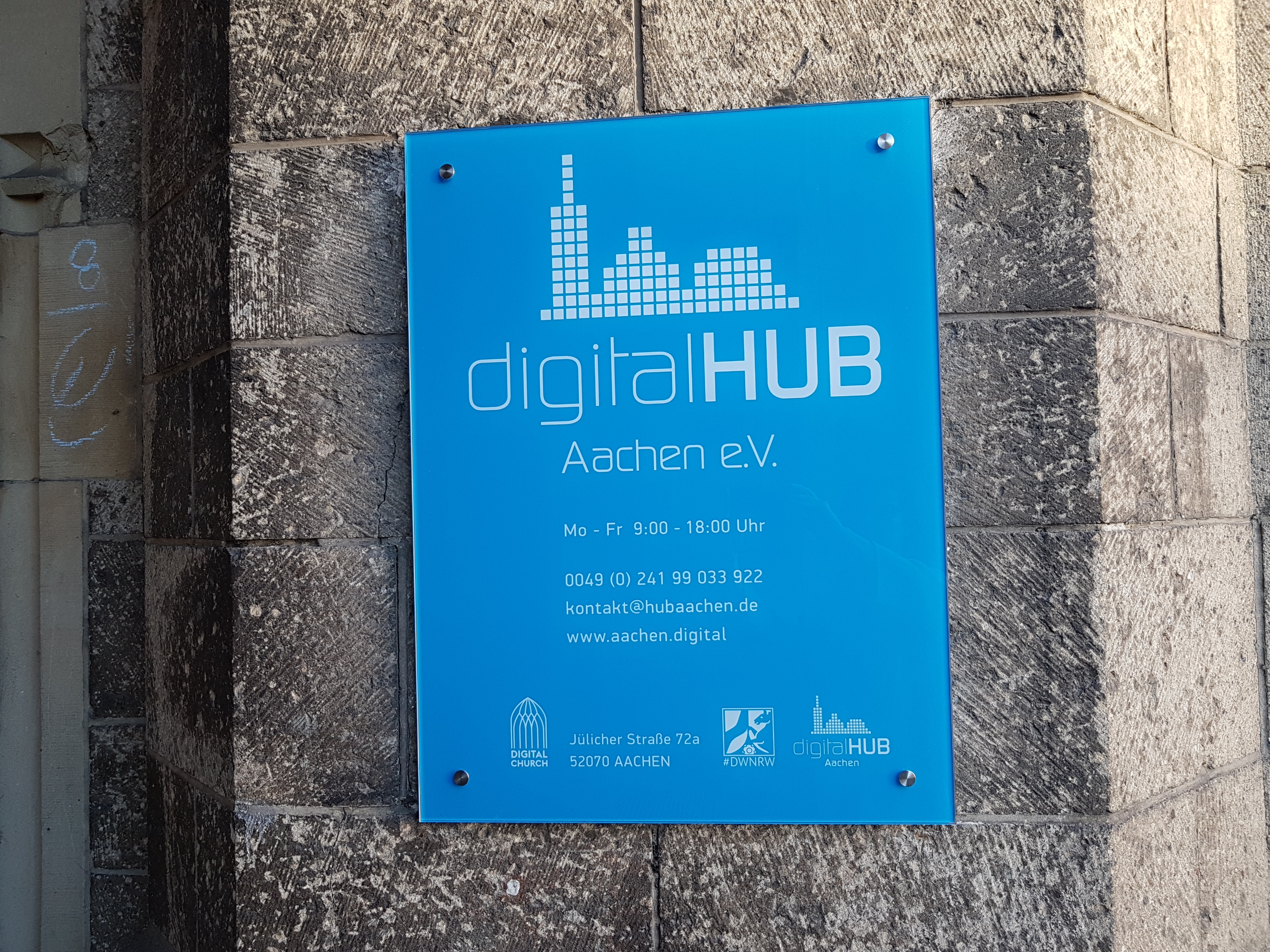 Öffnungszeiten digitalHUB Aachen