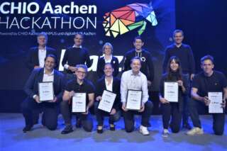Preisträger Platz 1 smart CHIO Hackathon mit Jury