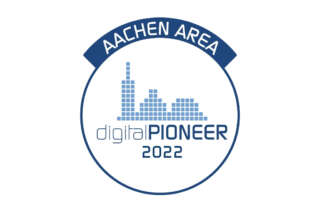 Auszeichnung digitalPIONEER digitalHUB Aachen Region Aachen