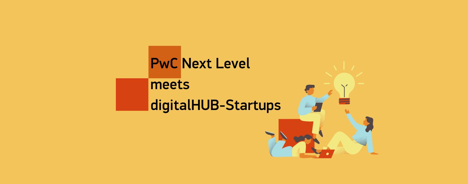 pwc next level meets digitalHUB startups