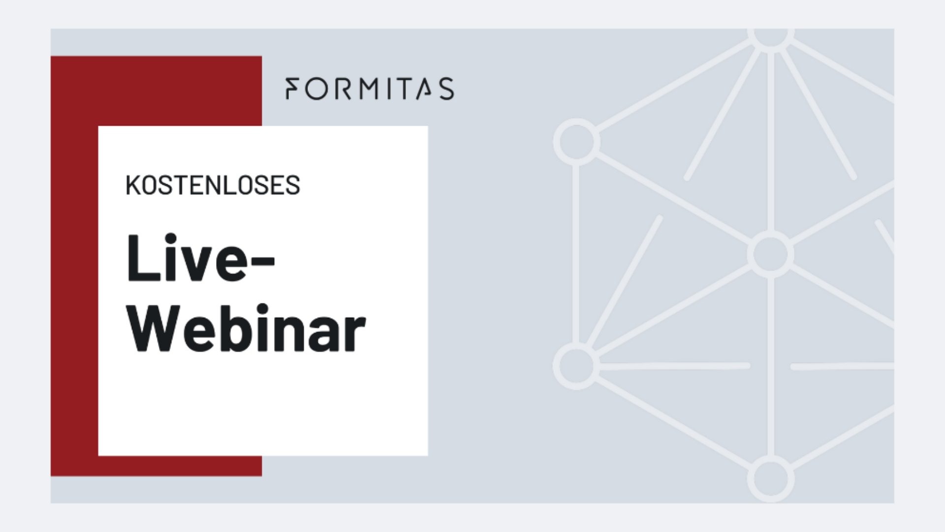 Formitas AG Live-Webinar